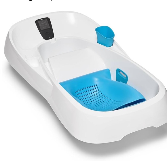 4moms Cleanwater Tub, 3-in-1 Grow-with-Me Baby Bathtub with Digital Thermometer - Picture 1 of 11